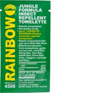 Repellent Jungle Towelettes, 50 qty: 4508