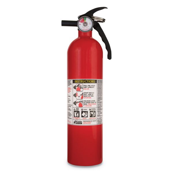 Rechargeable fire extinguisher w/mounting bracket 408-21005776